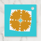 Südwestliches Farbmuster von Vibes Geschenkanhänger (Rückseite)