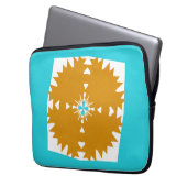 Südwestliches Farbmuster von Vibes Laptopschutzhülle (Vorderseite Links)