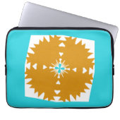 Südwestliches Farbmuster von Vibes Laptopschutzhülle (Vorderseite)