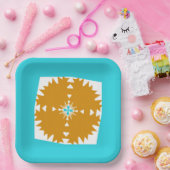 Südwestliches Farbmuster von Vibes Pappteller (Party)