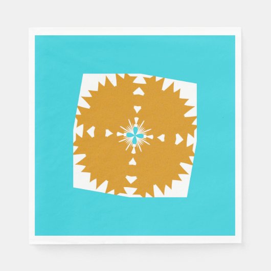 Südwestliches Farbmuster von Vibes Serviette (Vorderseite)