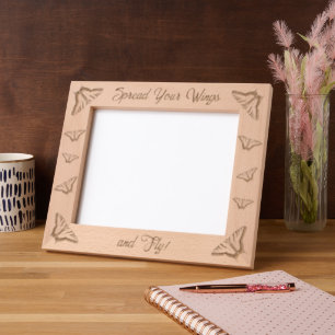 Südwestliches Frack Butterfly Personalisiert Geätzte Rahmen