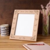 Südwestliches Frack Butterfly Personalisiert Geätzte Rahmen (Links)