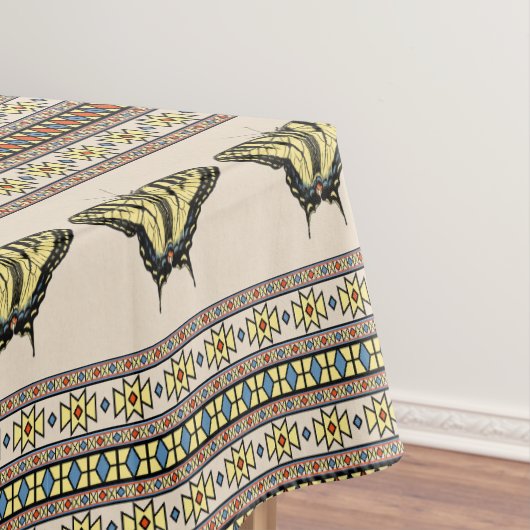 Südwestliches Gelbes Frack Butterfly Medium Tischdecke (Beispiel)