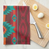 Südwestliches geometrisches Muster Handtuch (Viertel Falte)