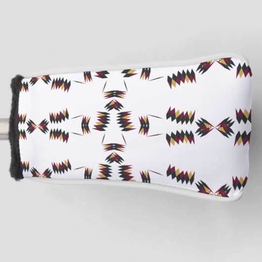 Südwestliches Indianermuster Golf Headcover (Vorderseite)