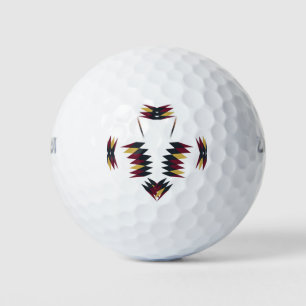 Südwestliches Indianermuster Golfball