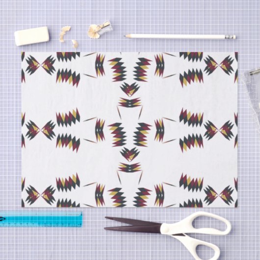 Südwestliches Indianermuster Seidenpapier (Handwerk)