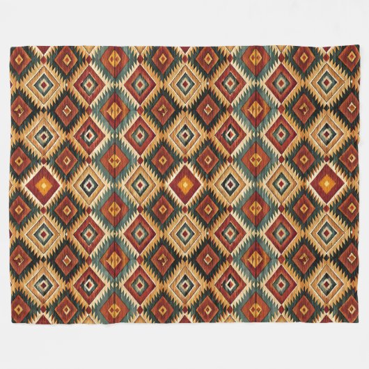 Südwestliches Muster Fleecedecke (Vorderseite (Horizontal))