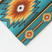 südwestliches Muster Fleecedecke (Ecke)