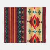 Südwestliches Muster-Fliegendecke Fleecedecke (Vorderseite (Horizontal))