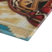 Südwestliches Muster für die Glasschneidplatte Schneidebrett (Ecke)