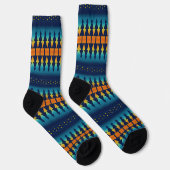 Südwestliches Muster für Schluchten und Sterne Socken (Rechts)