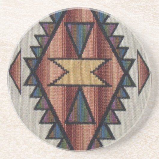Südwestliches Muster Sandstone Drink Untersetzer (Vorne)