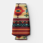 Südwestliches Muster Spaß Flasche cooler Flaschenkühler (Vorderseite)