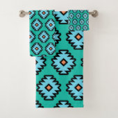 Südwestliches Pop-Art-Muster Badhandtuch Set (Insitu)
