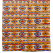 Südwestliches Stammes- Muster Duschvorhang (Vorderseite)