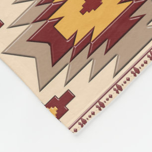 Südwestliches Stammes- Muster Fleecedecke