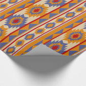 Südwestliches Stammes- Muster Geschenkpapier (Ecke)