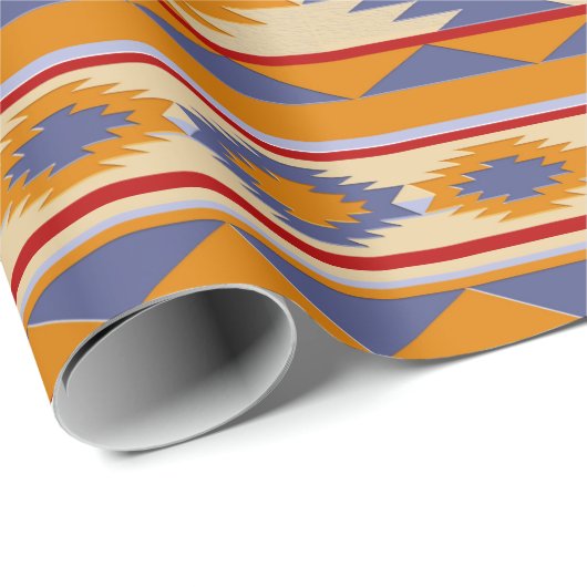 Südwestliches Stammes- Muster Geschenkpapier (Rolleneckpunkt)
