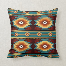 Südwestliches Stammes- Muster Kissen