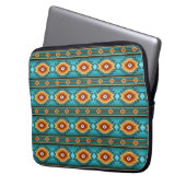 Südwestliches Stammes- Muster Laptopschutzhülle (Vorderseite Links)