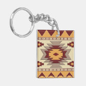 Südwestliches Stammes- Muster Schlüsselanhänger (Vorderseite links)