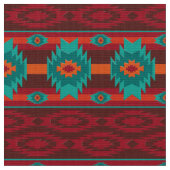 Südwestliches Stammes- Muster Stoff (Nahaufnahme)