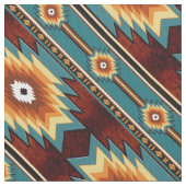 Südwestliches Stammes- Muster Stoff (Nahaufnahme)