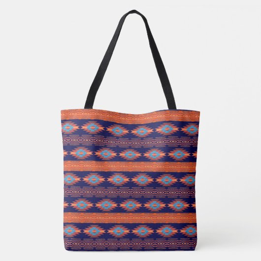 Südwestliches Stammes- Muster Tasche (Rückseite)