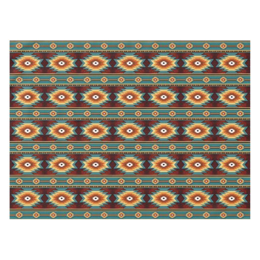 Südwestliches Stammes- Muster Tischdecke (Vorderseite (Horizontal))