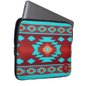 Südwestliches Stammesmuster. Laptopschutzhülle (Vorne Rechts)