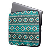 Südwestliches Stammesmuster. Laptopschutzhülle (Vorderseite Links)