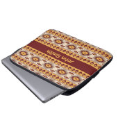 Südwestliches Stammesmuster Laptopschutzhülle (Vorne Knopf)