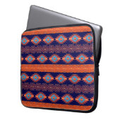 Südwestliches Stammesmuster. Laptopschutzhülle (Vorderseite Links)