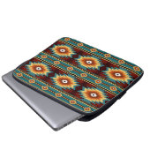 Südwestliches Stammesmuster Laptopschutzhülle (Vorne Knopf)
