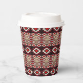 Südwestliches Stammesmuster. Pappbecher (Links)