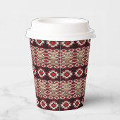 Südwestliches Stammesmuster. Pappbecher (Rechts)