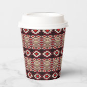 Südwestliches Stammesmuster. Pappbecher (Vorderseite)