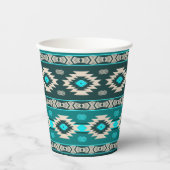 Südwestliches Stammesmuster. Pappbecher (Vorderseite)