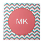 Südwestliches Zickzack Muster Fliese (Vorderseite)