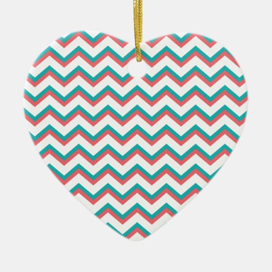 Südwestliches Zickzack Muster Keramik Ornament (Vorne)