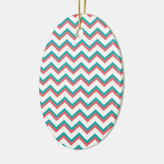 Südwestliches Zickzack Muster Keramik Ornament (Links)