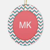 Südwestliches Zickzack Muster Keramikornament (Links)