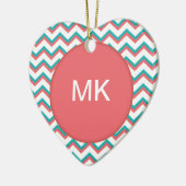 Südwestliches Zickzack Muster Keramikornament (Links)