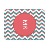 Südwestliches Zickzack Muster Magnet (Horizontal)