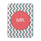 Südwestliches Zickzack Muster Magnet (Vertikal)