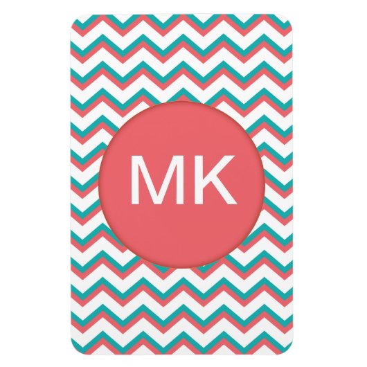 Südwestliches Zickzack Muster Magnet (Vertikal)