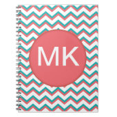 Südwestliches Zickzack Muster Notizblock (Vorderseite)