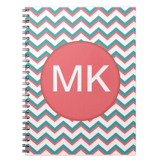 Südwestliches Zickzack Muster Notizblock (Vorderseite)